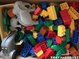 【セールSEAL】大量にレゴブロックが必要な方必見！！お得★LEGOデュプロレゴブロック　1kg　バラバラいろいろ大量パーツ部品ジャンク