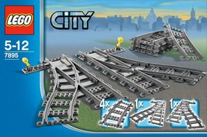 LEGO 7895　レゴブロックシティCITYTOWNトレインレール廃盤品