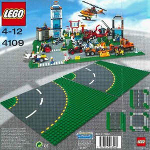 LEGO 4109　レゴブロック街シリーズ道路プレート廃盤品