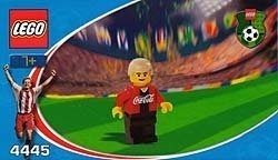 LEGO 4445　レゴブロックスポーツサッカーミニフィグコカコーラ廃盤品