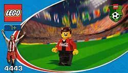 Lego 4443 Lego Block Sports Sport Soccer Mini Fig