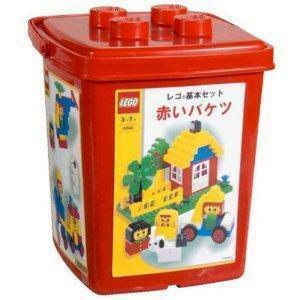 LEGO 4244　レゴブロック基本セット赤バケツ廃盤品