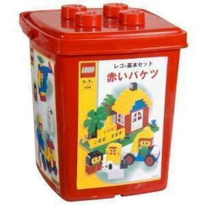 LEGO 4244　レゴブロックパーツ基本セット赤バケツ廃盤品