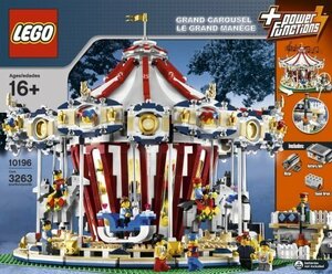 ゲキレア入手困難LEGO 10196　レゴブロック街シリーズCITYモジュールメリーゴーランド廃盤品