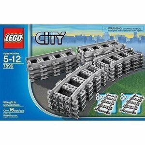 LEGO 7896　レゴブロック街シリーズCITYトレインレール廃盤品