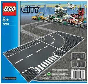 LEGO 7281　レゴブロック街シリーズシティーCITY道路プレート