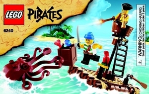 LEGO 6240 Lego block PIRATES sea . records out of production goods 
