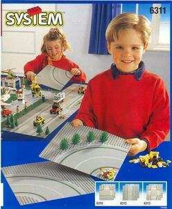 LEGO 6311　レゴブロック街シリーズパーツ道路プレート廃盤品