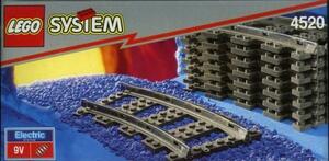 LEGO 4520　レゴブロックパーツ街シリーズトレインレール廃盤品