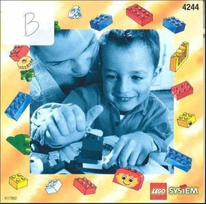 LEGO 4244 Lego block basic set red bucket records out of production goods 