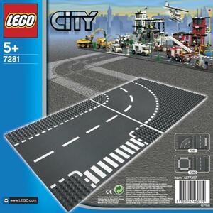 LEGO 7281　レゴブロック街シリーズシティーCITY道路プレート