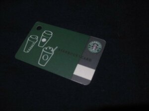 定形外送料無料★スターバックス(STARBUCKS)旧ロゴミニスタバカード