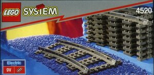 LEGO 4520　レゴブロック街シリーズトレインレール