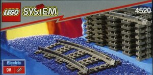 LEGO 4520　レゴブロック街シリーズTOWNトレインレール