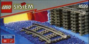 未使用LEGO 4520　レゴブロック街シリーズトレインレール廃盤品