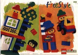 LEGO 4132 Lego block basic set Freestyle records out of production goods 