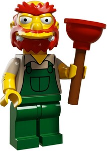 LEGO Groundskeeper Willie　レゴブロックミニフィギュアシリーズミニフィグ廃盤品