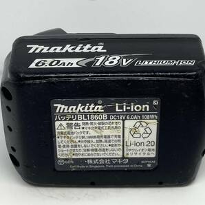 【送料0】純正！マキタ バッテリー 18v 6.0Ah【BL1860B】残量表示あり 税無  Makita  /3164の画像6