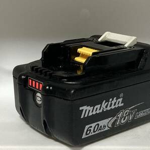 【送料0】純正！マキタ バッテリー 18v 6.0Ah【BL1860B】残量表示あり 税無  Makita  /7109の画像2