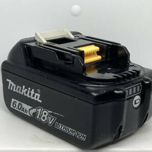 【送料0】純正！マキタ バッテリー 18v 6.0Ah【BL1860B】残量表示あり 税無  Makita  /6367の画像1