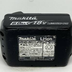 【送料0】純正！マキタ バッテリー 18v 6.0Ah【BL1860B】残量表示あり 税無  Makita  /6367の画像6