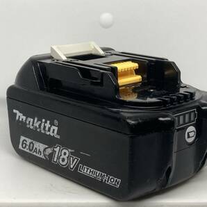 【送料0】純正！マキタ バッテリー 18v 6.0Ah【BL1860B】残量表示あり 税無  Makita  /4773の画像3