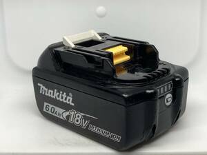 【送料0】純正！マキタ バッテリー 18v 6.0Ah【BL1860B】残量表示あり　税無　 Makita 　/2580