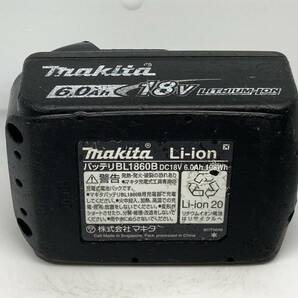 【送料0】純正！マキタ バッテリー 18v 6.0Ah【BL1860B】残量表示あり 税無  Makita  /9941の画像6