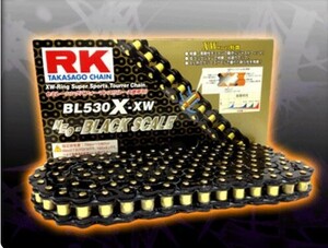  stock have that day shipping a-ruke-* Japan RK chain BL530XXW-120 ED.BLACK black 