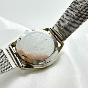A2403-8-3 １円スタート 自動巻き 稼働品 SEIKO DIASHOCK MATIC-R セイコーマティックR メンズ腕時計 シルバー 8305-1010の画像5