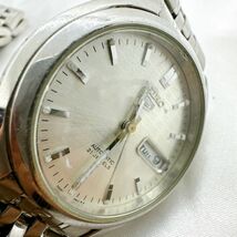 A2403-10-9 １円スタート クオーツ　自動巻き　不動ジャンク　まとめ　SEIKO5　DOLCE　ドルチェ　メンズ腕時計　シルバー　裏スケ_画像5