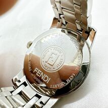 C2404-3-2 １円スタート クオーツ　稼働品　FENDI　フェンディ　オロロギ　メンズ腕時計　2100G_画像5
