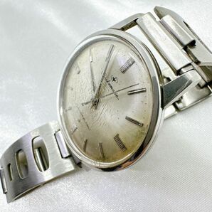 A2404-3-15 １円スタート 自動巻き 不動品ジャンク SEIKO MATIC セイコーマティック メンズ腕時計 シルバー アンティークの画像2