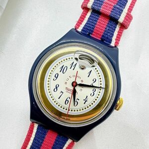 A2404-9-15 １円スタート 自動巻き　稼働品　SWATCH AUOMATIC スウォッチオートマティック　メンズ腕時計　美品