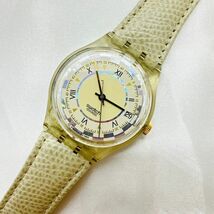 A2404-9-9 １円スタート クオーツ　不動品　ジャンク　SWATCH　スウォッチ　メンズ腕時計　_画像2