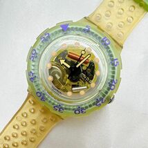 A2404-9-7 １円スタート クオーツ　不動品　SWATCH　SCUBA200　スウォッチ　スキューバ200　メンズ腕時計　箱あり　_画像1