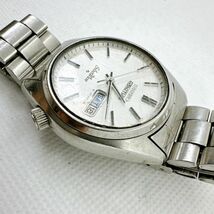 A2404-10-17 １円スタート 自動巻き　稼働品　　美品　SEIKO5actus SilverWave　セイコー5アクタス　シルバーウェーブ　メンズ腕時計_画像2