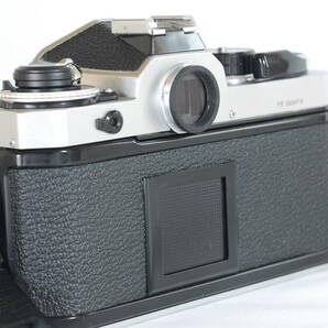 【超美品】 Nikon ニコン FE シルバーボディ シャッターOK モルト張替え済み      #341の画像3