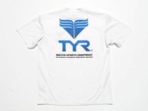 ティア TYR ／ ライトアベイル社製 ★ バックプリント Tシャツ　ホワイト　Mサイズ　半袖　 ※送料185円（追跡番号付き）