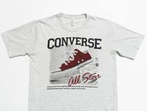 コンバース CONVERSE ★ all star プリント　グレー色 　Mサイズ　半袖　Tシャツ　※送料 185円（ 追跡番号付き ）_画像3