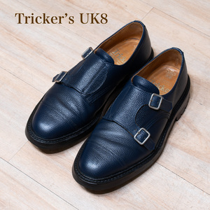 Tricker's UK8 ダブルモンクストラップ アーバンリサーチ別注 ネイビー