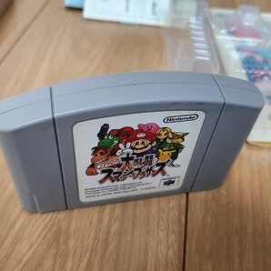 【動作確認済み】 Nintendo 64 右① 箱付き ケース 任天堂 レトロ ゲーム 昭和 ニンテンドウオールスター！大乱闘スマッシュブラザーズの画像7