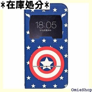 MARVEL iPhone SE 2020 第2世代/8/7 ケース 手帳型 窓付き キャプテン・アメリカ 40