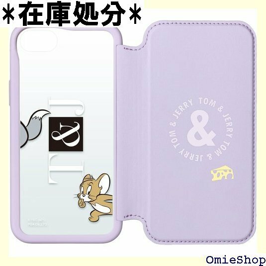 iPhone SE 第3・2世代 /8/7/6s/6用 ス トムとジェリー/パープルPG-WGF22M01TAJ 551