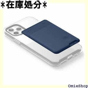 elago スマホ カードケース 各種 スマートフォン り付け タイプ CARD POCKET ジーンインディゴ 1