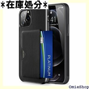 背面カード収納付 iPhone 13 Pro ケース an スマホケース iPhone 13 Pro ブラック 215