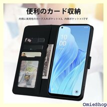 OPPO Reno9 A/OPPO Reno7 A ケ ード収納 マグネット式 スタンド機能 軽量 ダークグレー 1206_画像5