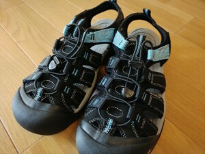 【美品】KEEN ニューポート スポーツサンダル　青ブルースカイ色【28.0cm】夏に最適