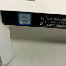 D123 NEC Lavie DA700/H PC-DA700HAW Core i7 第七世代　メモリ4GB ジャンク　_画像7