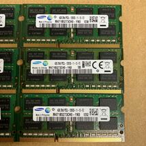 E134 SAMSUNG ノートPC メモリ 4GB 2Rx8 PC3L-12800S 6枚　_画像3